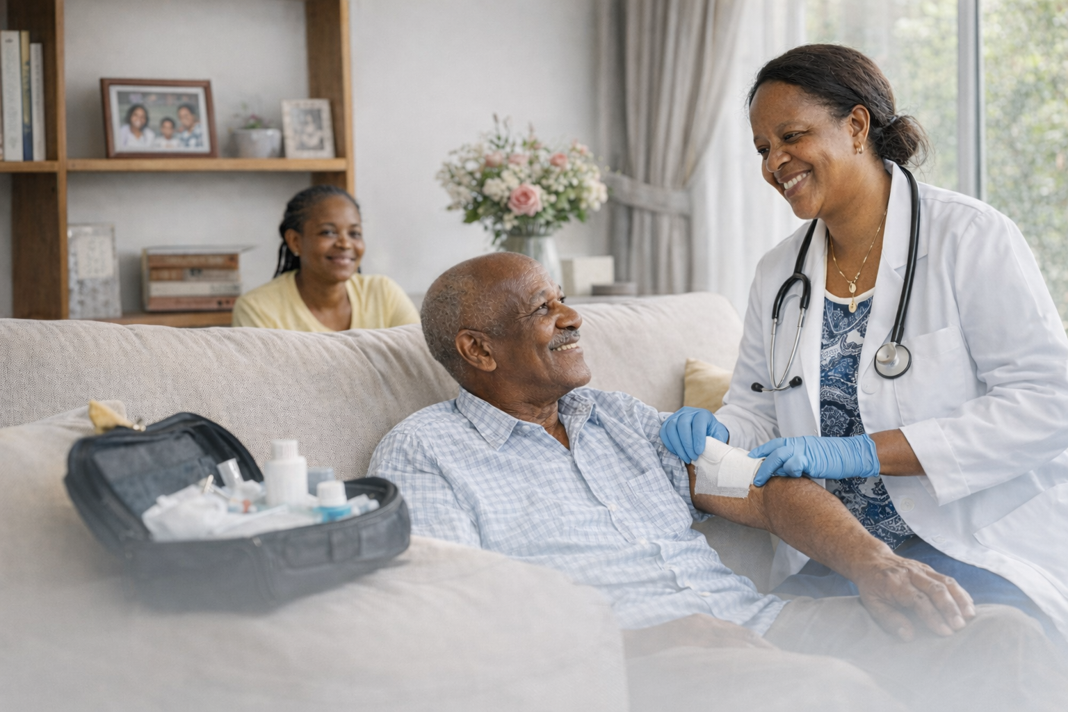 Professional home-based medical care in Nairobi
