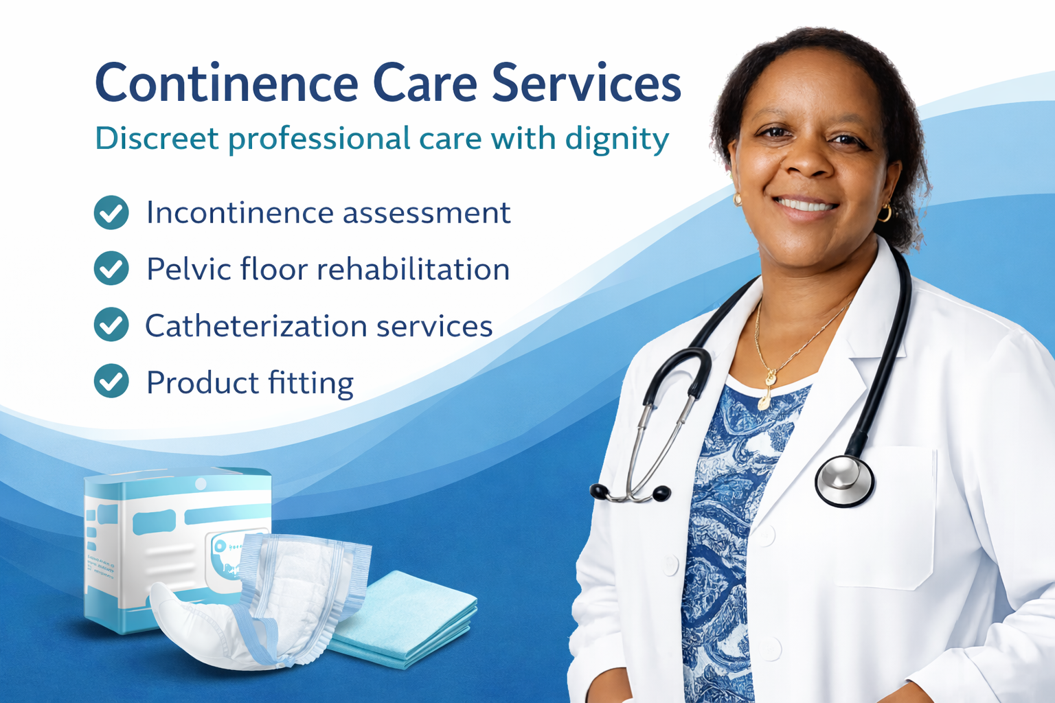 Discreet continence care services at home